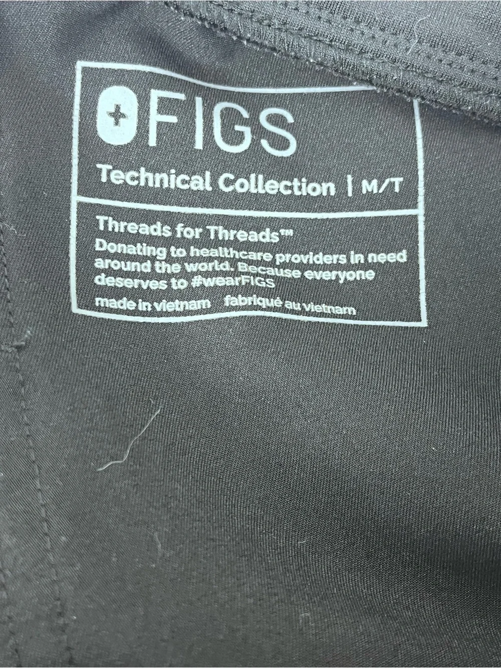 Figs Women's Zamora Jogger Scrub Pants in Black W18SW2005T Size M/T; Uniform, ER